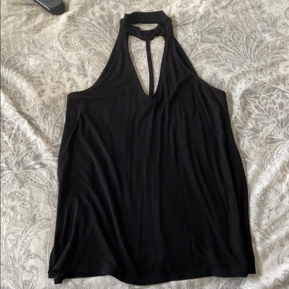 High Neck Detail Tank